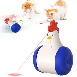Electric Voice Tumbler Chick Laser Infrared Cat Toy