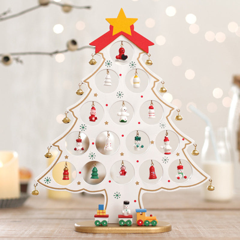 DIY Wooden Mini Christmas Tree Set