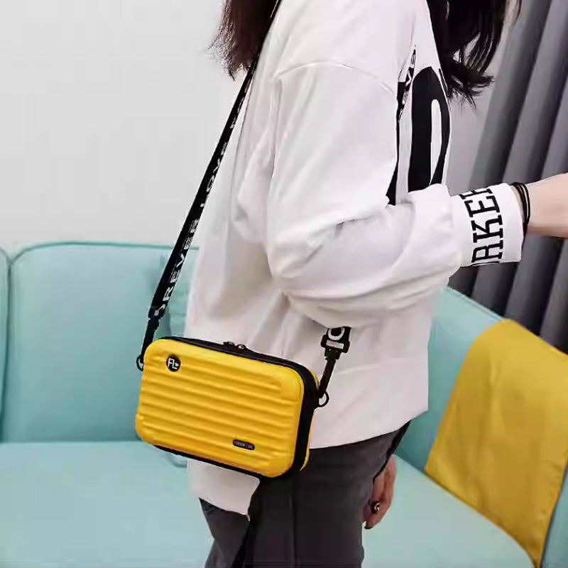 Mini Suitcase Shape Crossbody Shoulder Bag