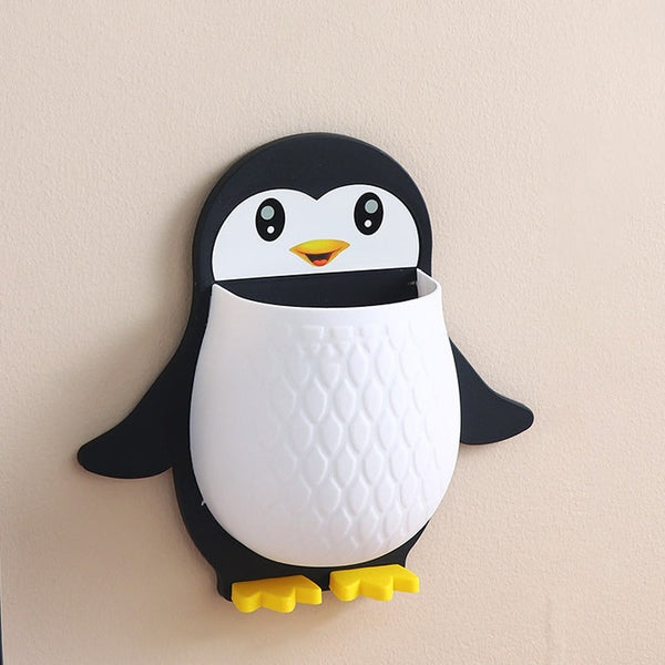 Penguin Shape Wall Mount Phone Holder