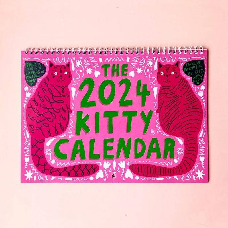 2024 Kitty Wall Hanging Calendar😻