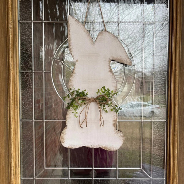 Easter Bunny Wooden Door Hanging Decor