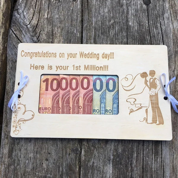 Wooden Money Gift Box