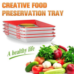 Stackable Vacuum Food Preservation Trays