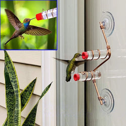 Geometric Window Hummingbird Feeder