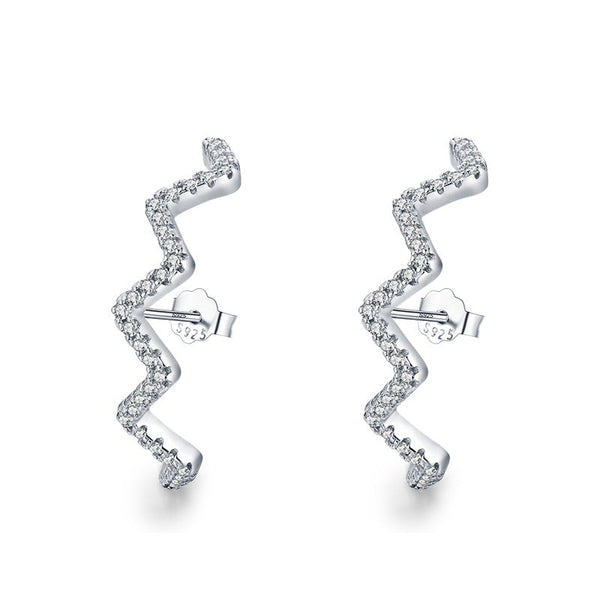 Gift To Her - I Will Be There For You Through Highs And Lows In Life S925 Earrings