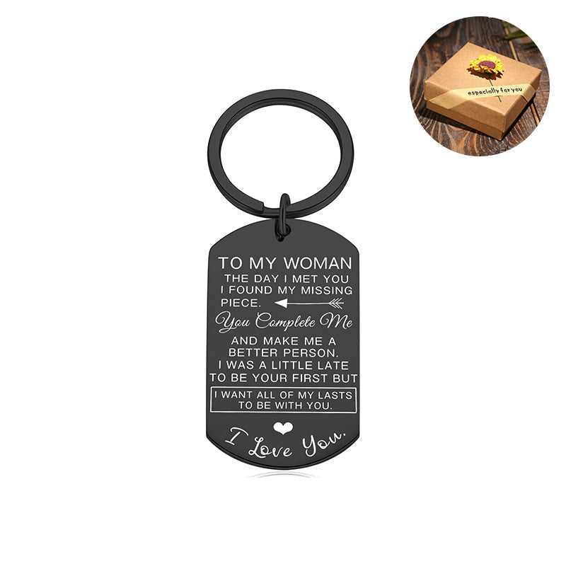 I Want All of My Lasts To Be With You Couple Keychain - Valentine’s Gifts