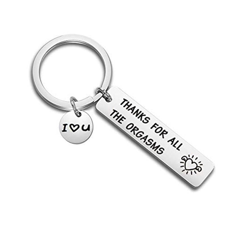 For Love - Thanks For All The Orgasms Couple Keychains