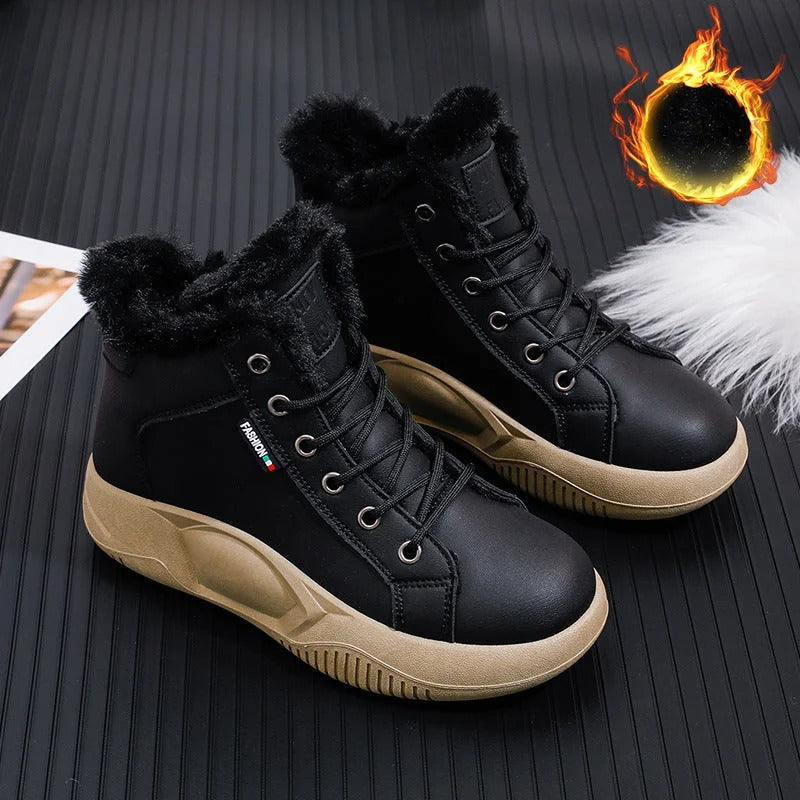 Women's High Top Thick-soled Casual Shoes Martin Boots
