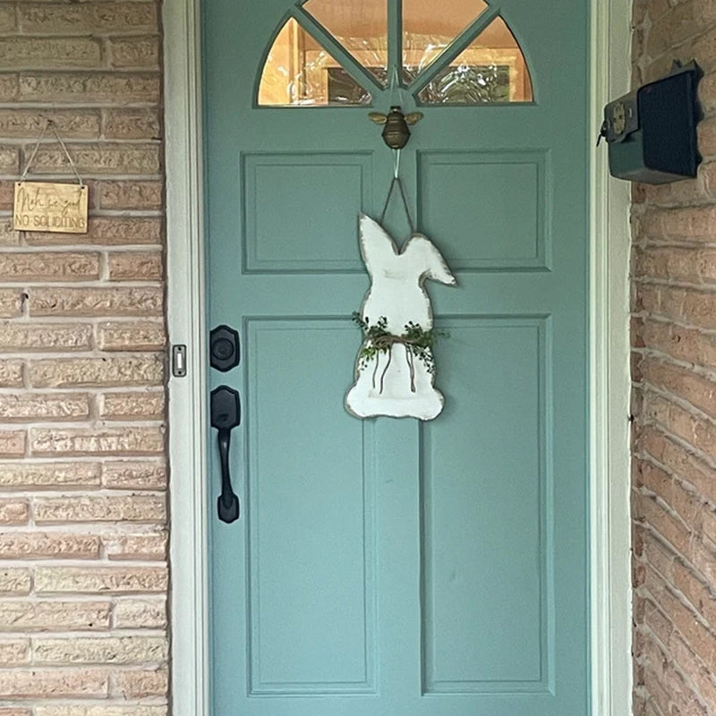 Easter Bunny Wooden Door Hanging Decor