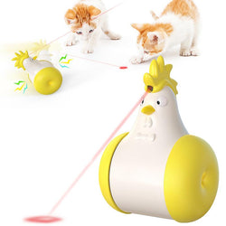 Electric Voice Tumbler Chick Laser Infrared Cat Toy