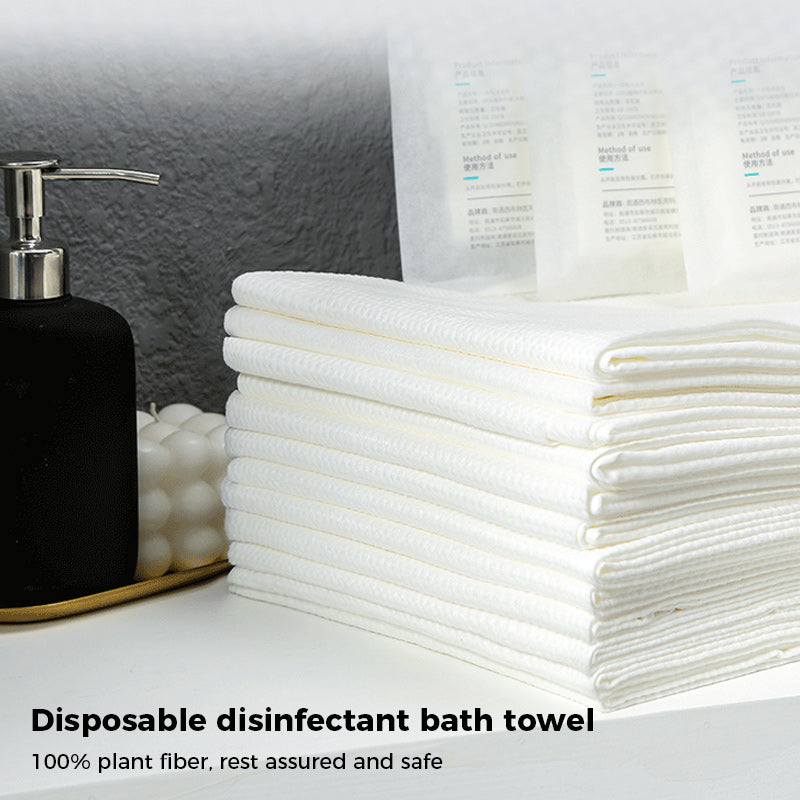 Disposable disinfection bath towel