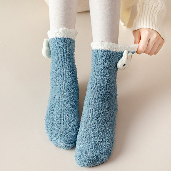 Fuzzy Christmas Holiday Socks
