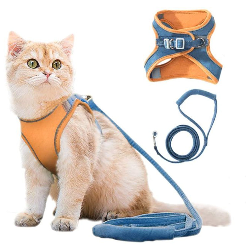 Cat Vest Harness and Leash Set