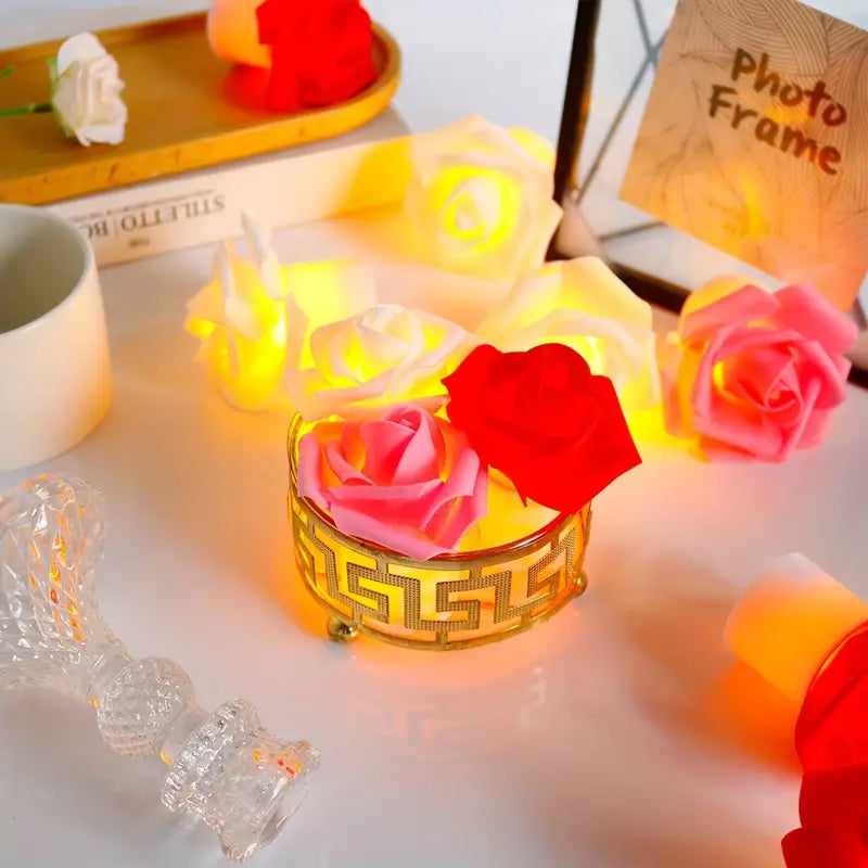 Romantic LED Rose Electronic Flameless Candle Lights