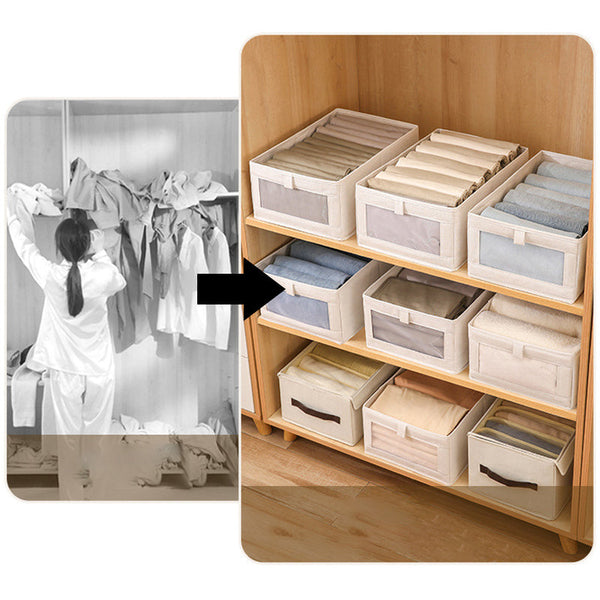 Visual Window Cotton and Linen Storage Box