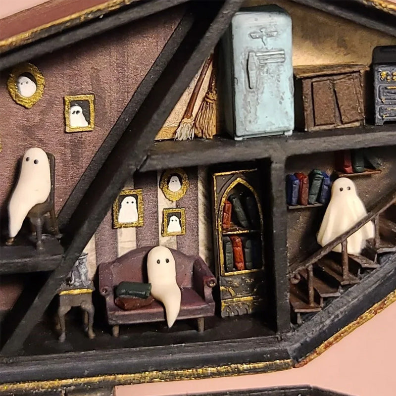 Haunted Coffin Miniature Dollhouse Decoration