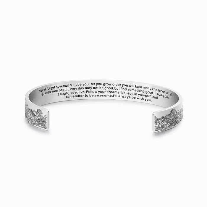 To My Granddaughter - I Will Always Be With You Bracelet