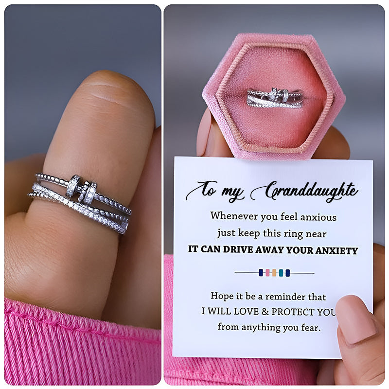 🎁Best Gift To My Daughter/Granddaughter-Fidget Ring