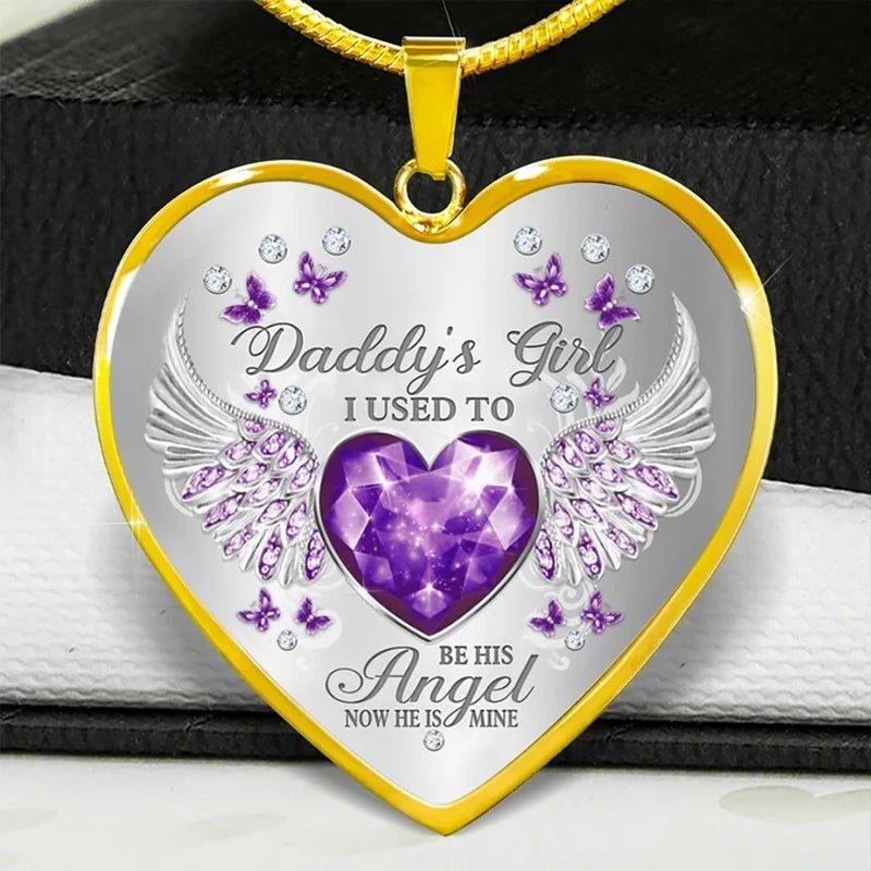 Warm Gift - Daddy's Girl Heart Necklace