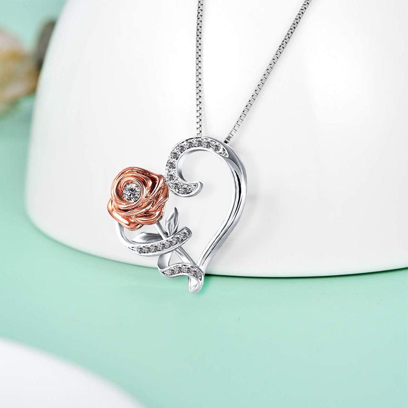 Everlasting Love Rose Necklace