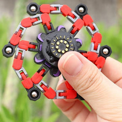 Twisted Robot Spinner Toy Transformable Fingertip Gyro