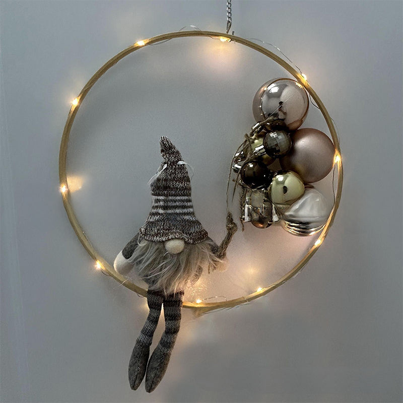 DIY Christmas Gnome Hanging Ornament