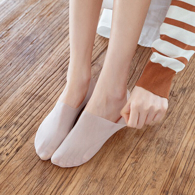 Solid Invisible Ice Silk Breathable Socks