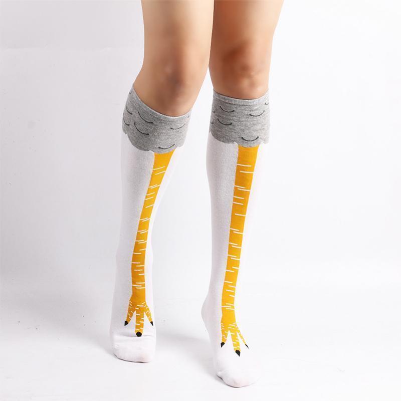 Chicken Legs Over The Knee Socks - Funny Gifts