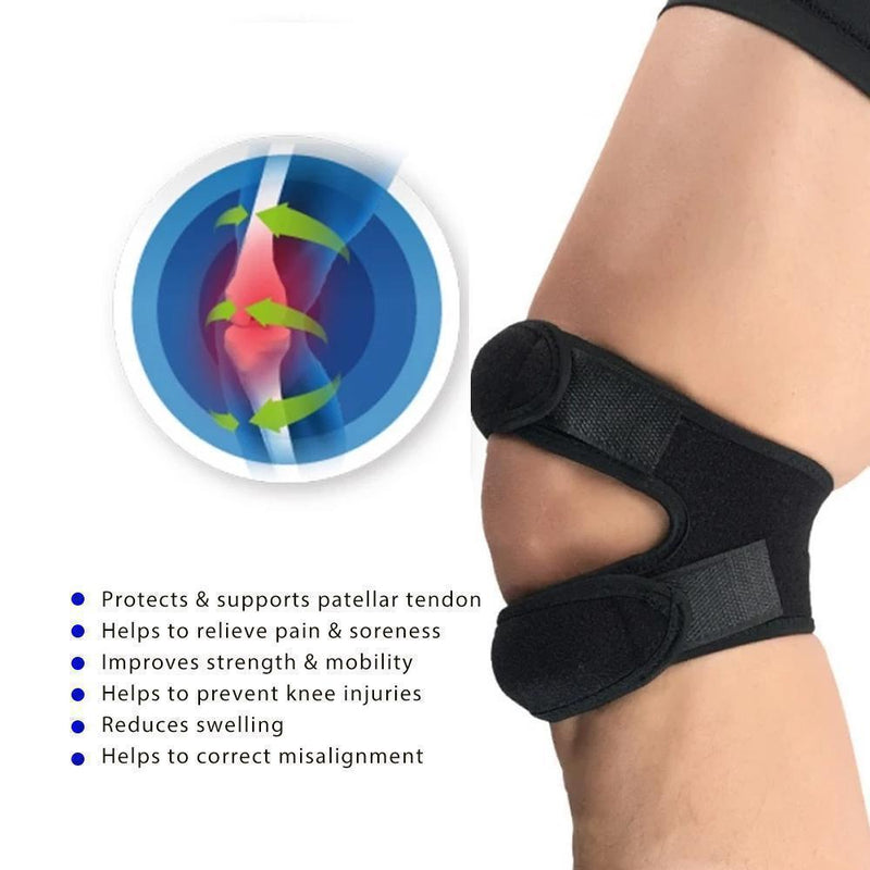 Knee Pain Relief Support Pad Patella Stabilizer Brace Strap