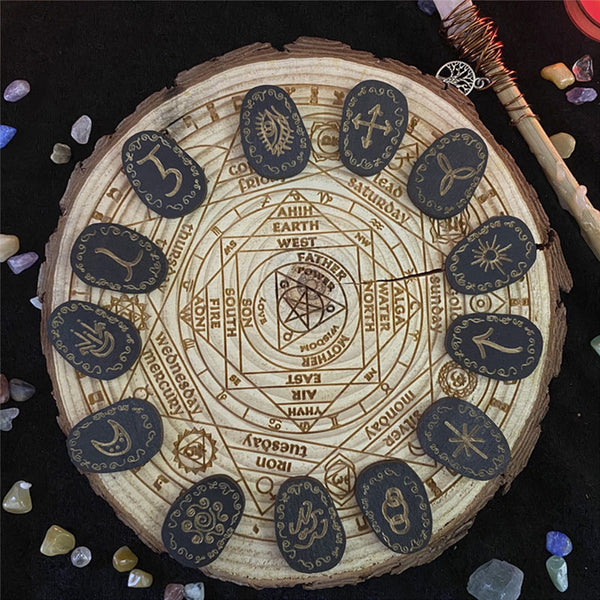 Witch Rune Set Decoration – dimoohomeuk