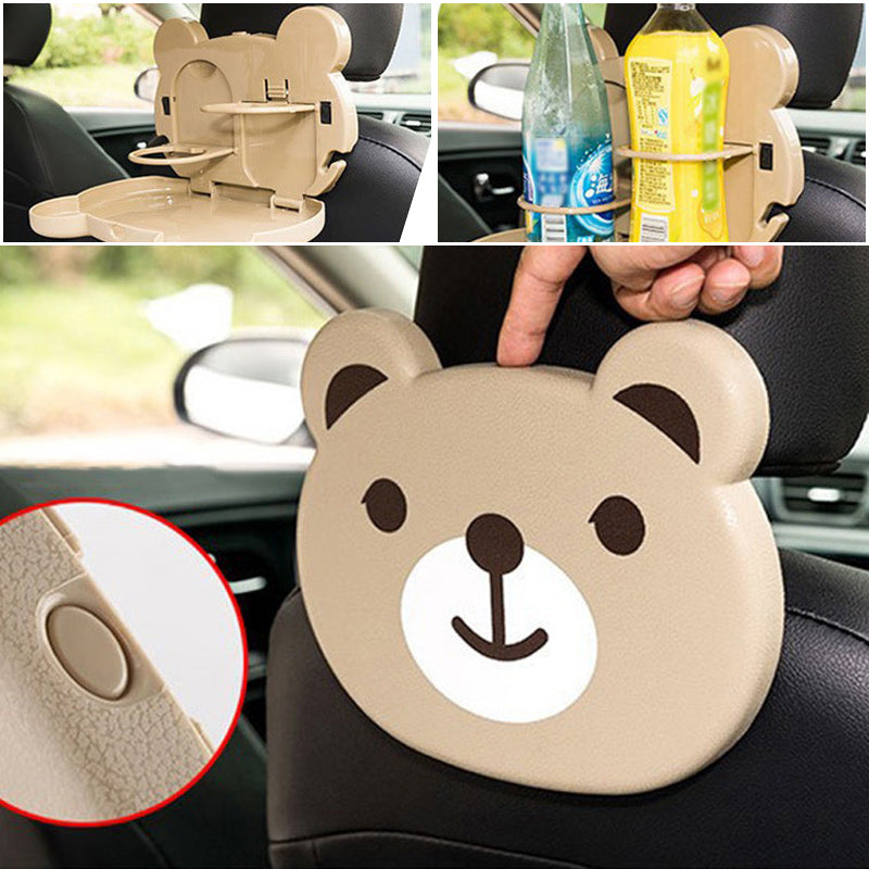 Auto Back Seat Foldable Food Tray Holder