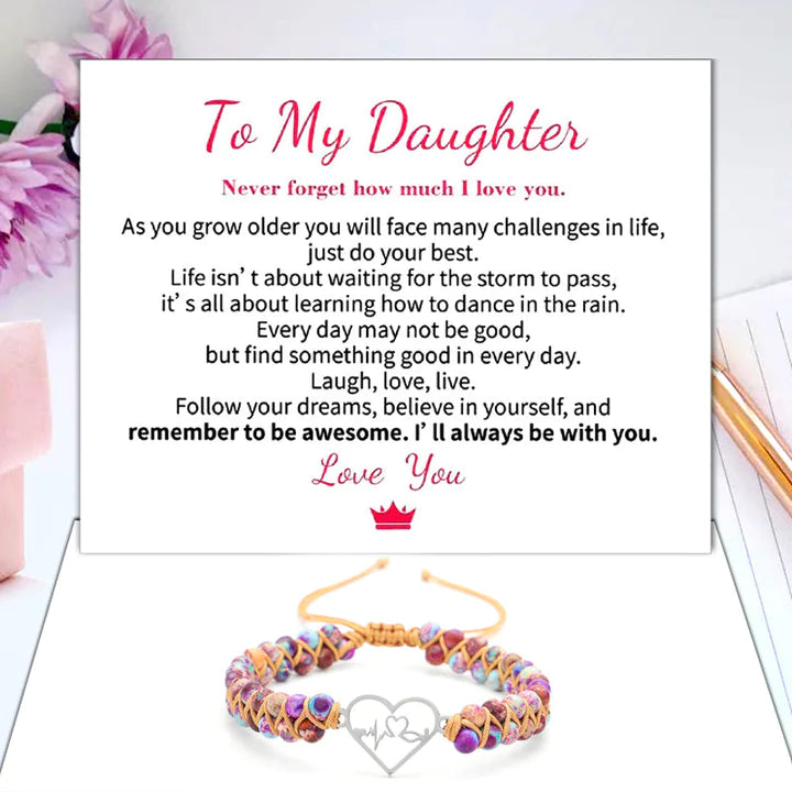 For Daughter/Granddaughter - For You Are Always In Mine Beads Bracelet