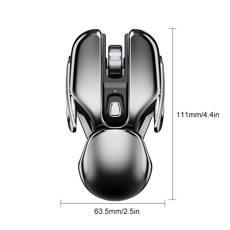 🖱️PX2 Metal 2.4G Rechargeable Wireless Mouse
