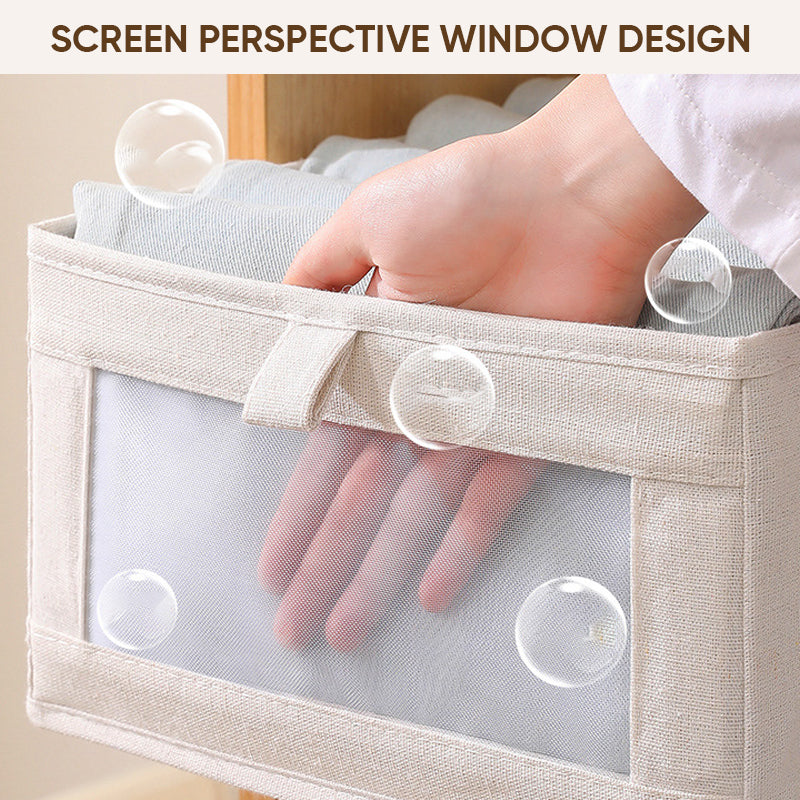Visual Window Cotton and Linen Storage Box