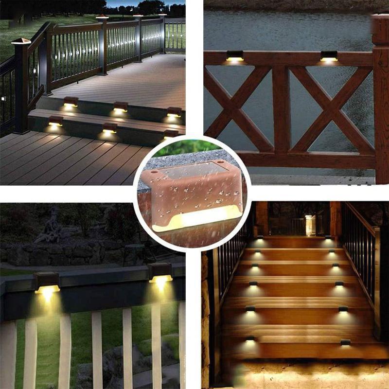 Outdoor Waterproof Stair Solar Lights (4 PCS)