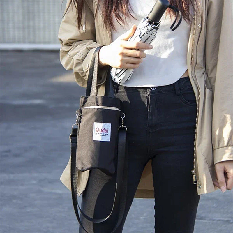 Outdoor Multifunctional Crossbody Bag Portable Hand-Held Water Cup Bag