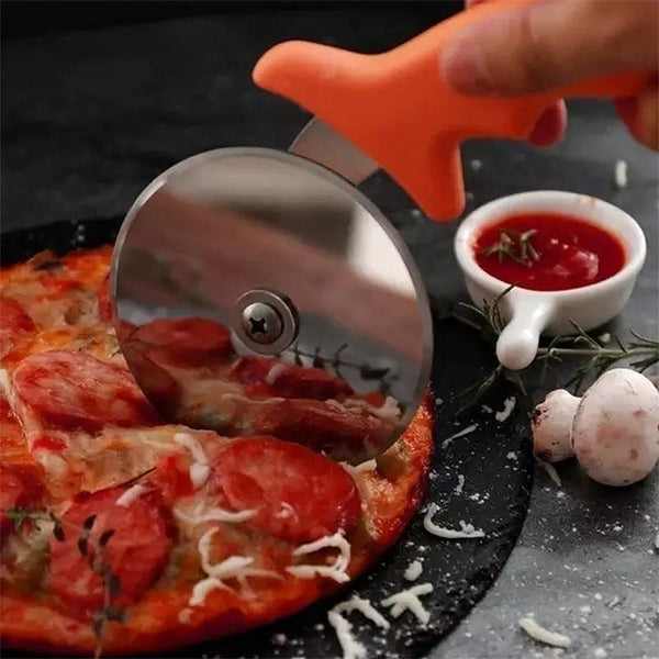 Stainless Steel Pizza Spatula and Cutter