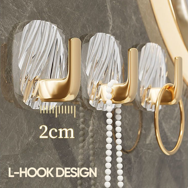 Exquisite Acrylic Punch-Free Hook Transparent Adhesive Wall Hook