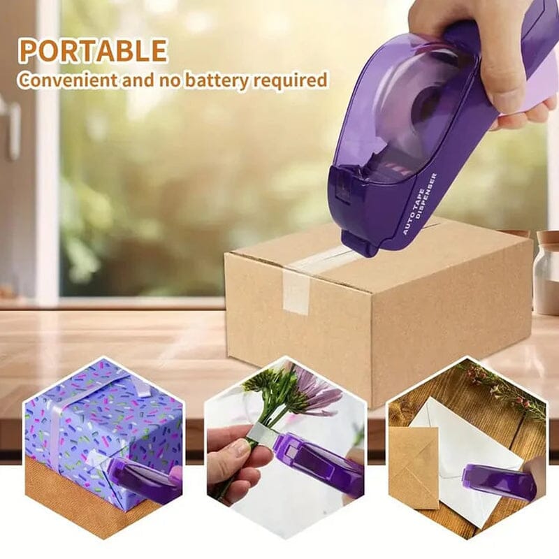 Automatic Tape Dispenser, All-inclusive Handheld Tape Cutter