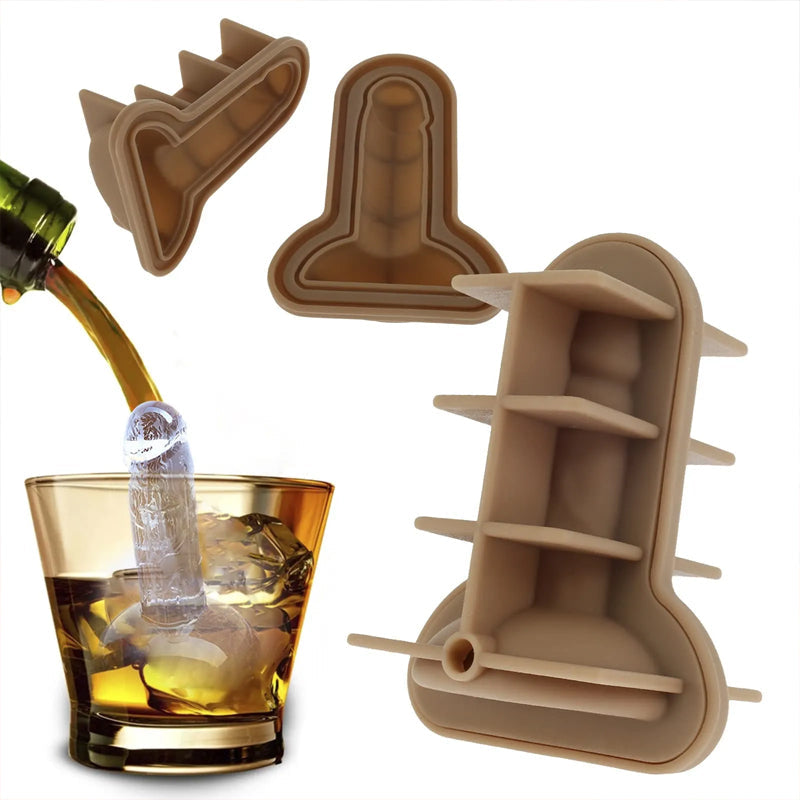 Adult Prank Ice Cube Mold Novelty Funny Silicone Ice Cube Tray