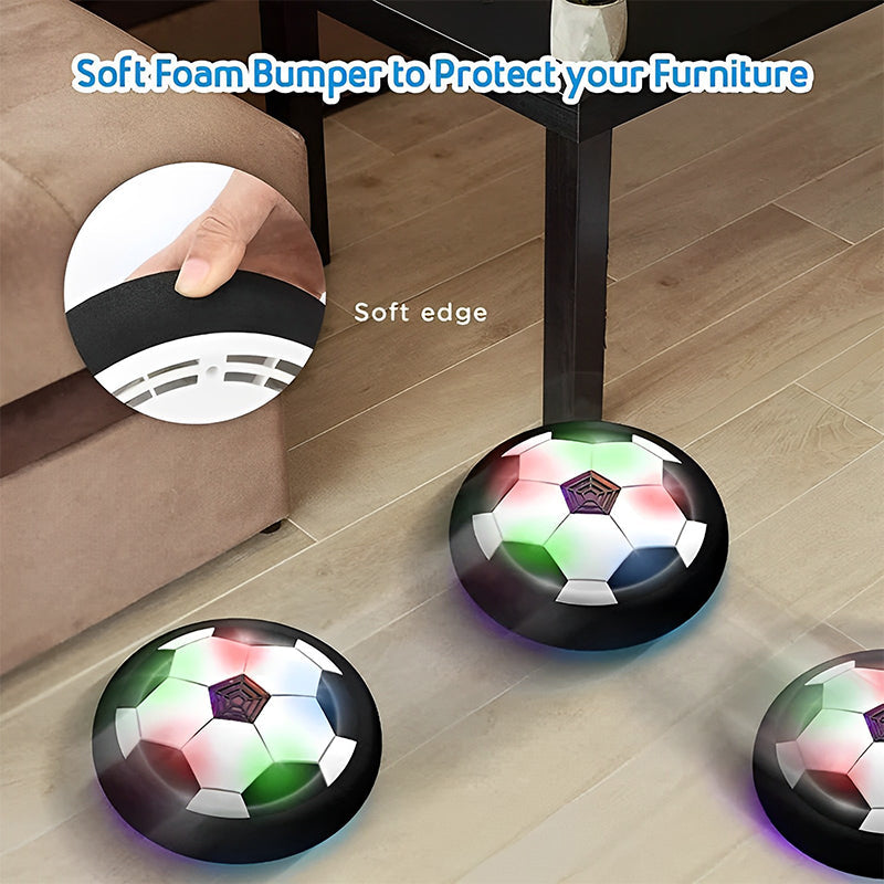 Hover Soccer Ball for Kids Soft & Safe Indoor Football with LED Lights