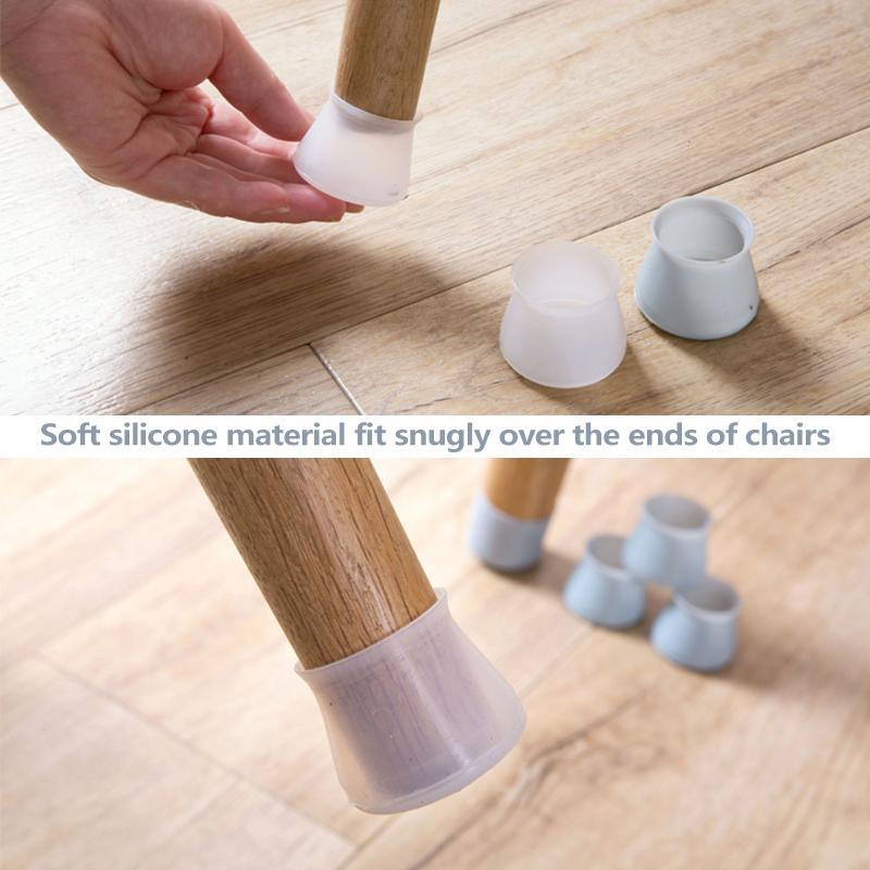 Furniture Silicone Protection Cover Chair Leg Floor Protectors