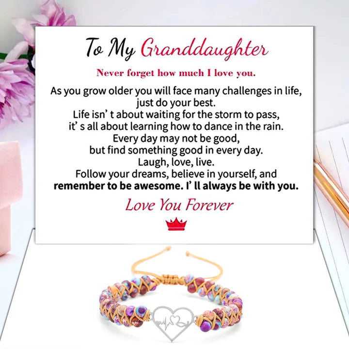 For Daughter/Granddaughter - For You Are Always In Mine Beads Bracelet