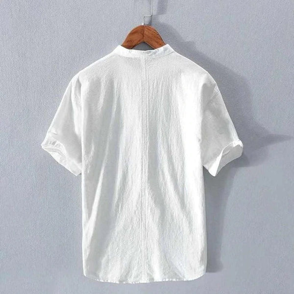 Provence Linen Solid Color Shirt for Men