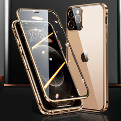 IPhone Magnetic Case Double Side Tempered Glass