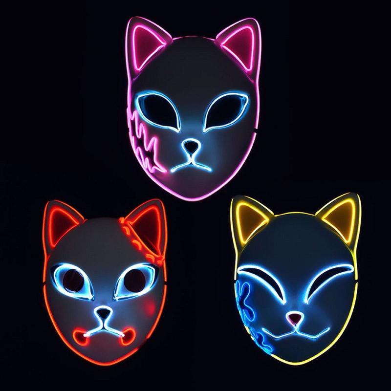 Halloween LED Glowing Fox Mask