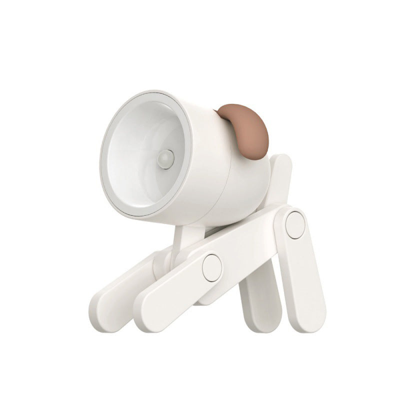 Mini LED Cute Cartoon Animals Puppy Deer Night Light, Adjustable Small Phone Holder Desk Lamp