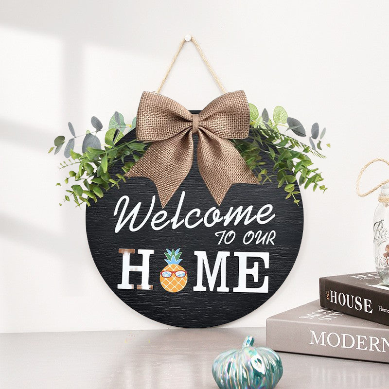 Door Sign of Welcome Home Decoration