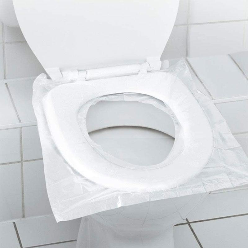 50 PCS Transparent Disposable Toilet Pads